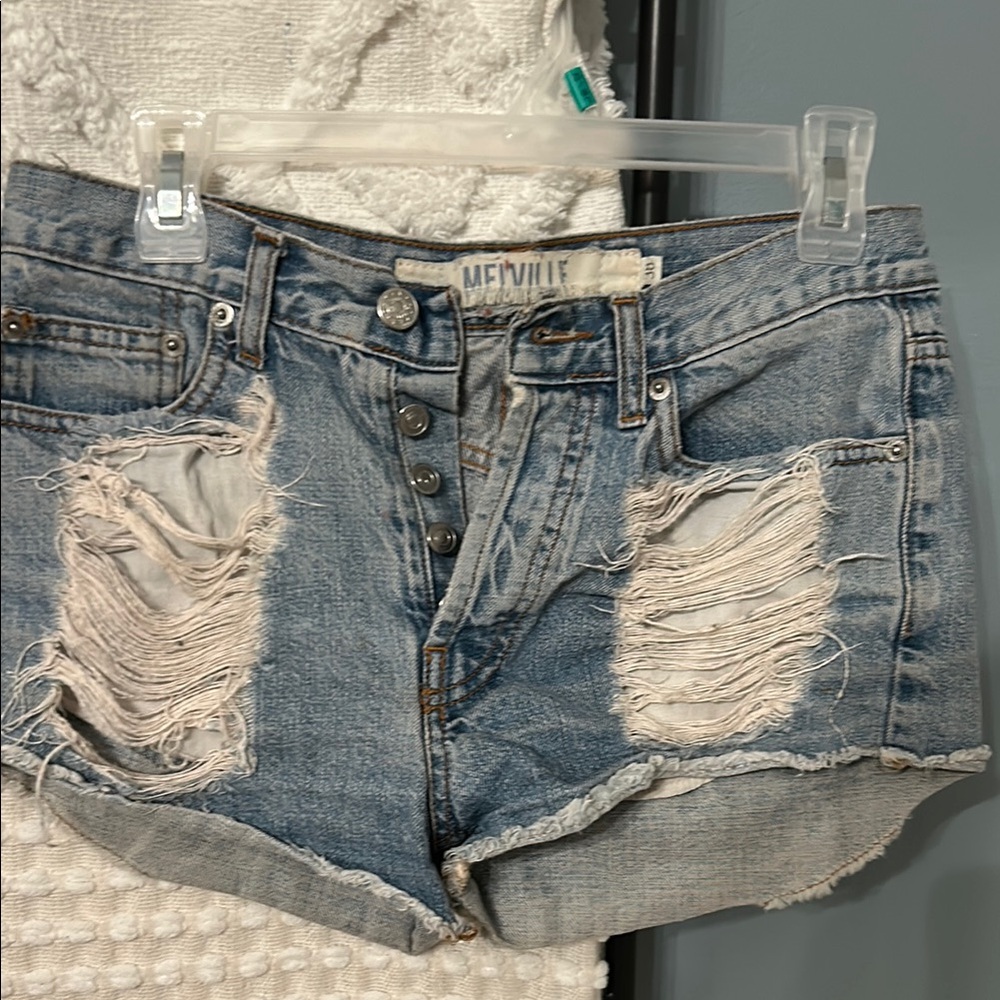 Distressed Jean short